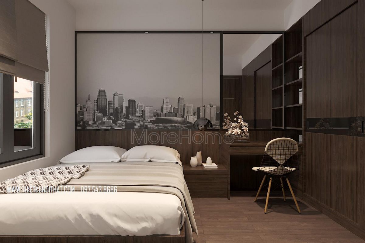 Thiết kế phòng ngủ biệt thự Ecopark Văn Giang 